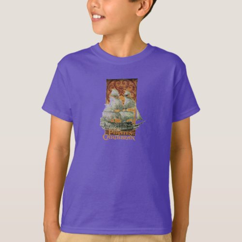 Pirates of the Caribbean Poster Art Disney T_Shirt
