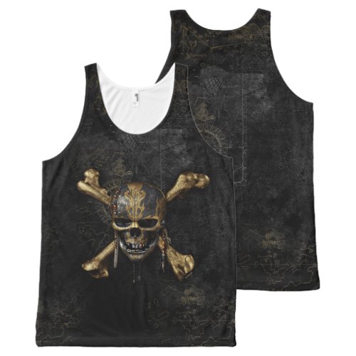 Pirates of the Caribbean Skull  Cross Bones All_Over_Print Tank Top