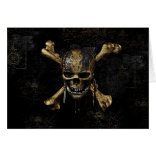 Pirates of the Caribbean Skull & Cross Bones Cards