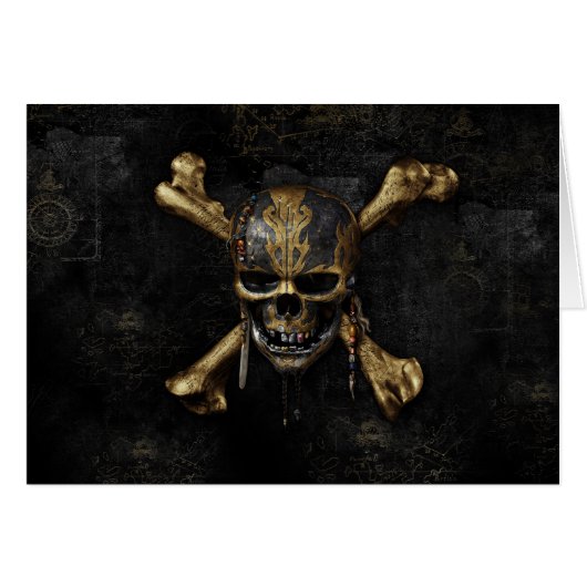 Pirates of the Caribbean Skull & Cross Bones Cards (Front Horizontal)