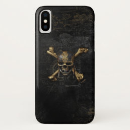Pirates of the Caribbean Skull &amp; Cross Bones iPhone X Case