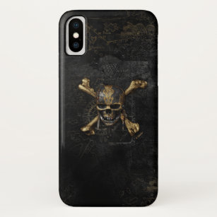 Pirates of the Caribbean Skull & Cross Bones iPhone X Case