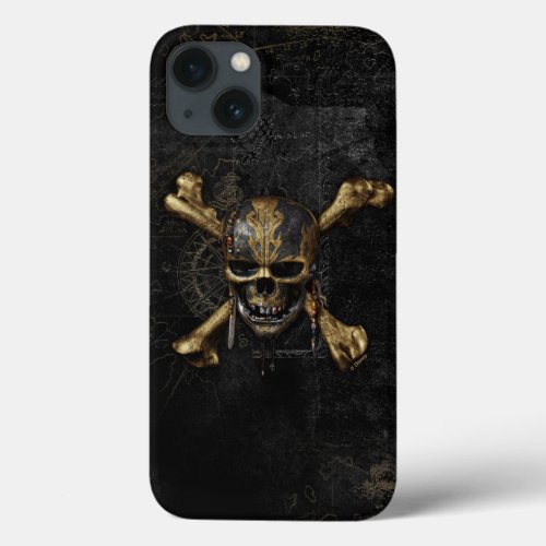 Pirates of the Caribbean Skull  Cross Bones iPhone 13 Case