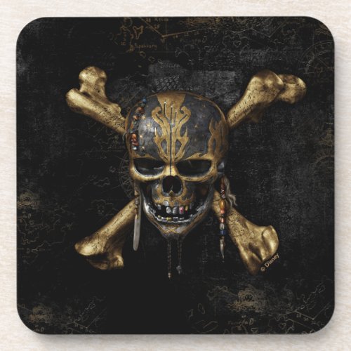 Pirates of the Caribbean Skull  Cross Bones Coaster