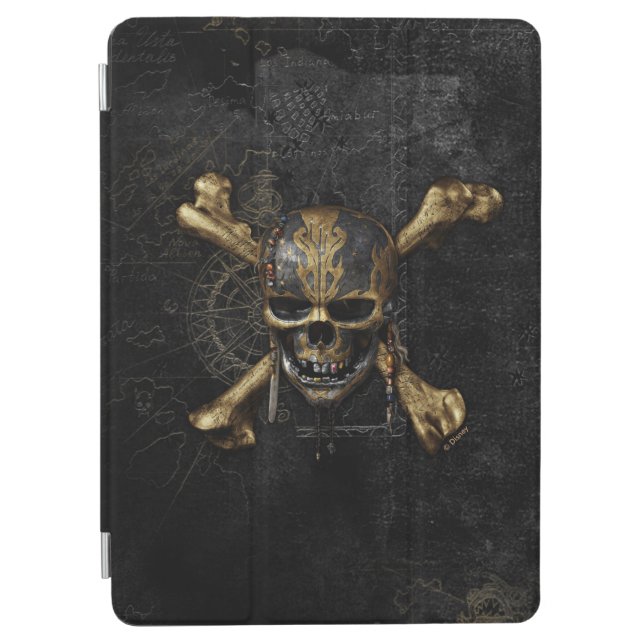Pirates of the Caribbean Skull & Cross Bones iPad Air Cover (Front)