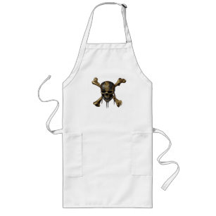 Pirates of the Caribbean Skull & Cross Bones Long Apron