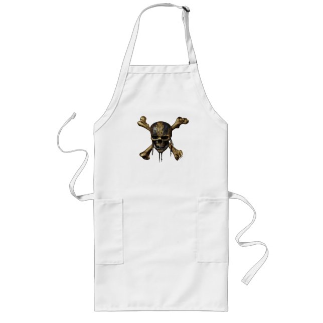 Pirates of the Caribbean Skull & Cross Bones Long Apron (Front)