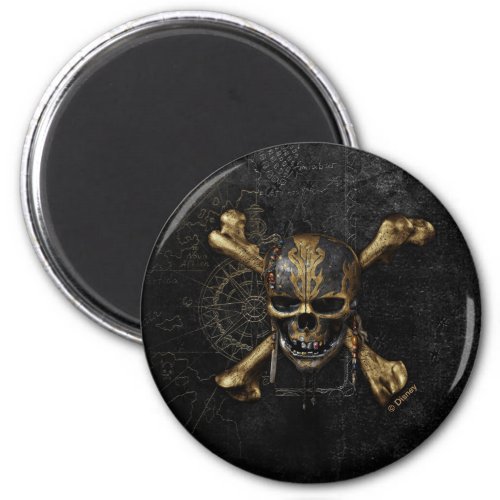 Pirates of the Caribbean Skull  Cross Bones Magnet