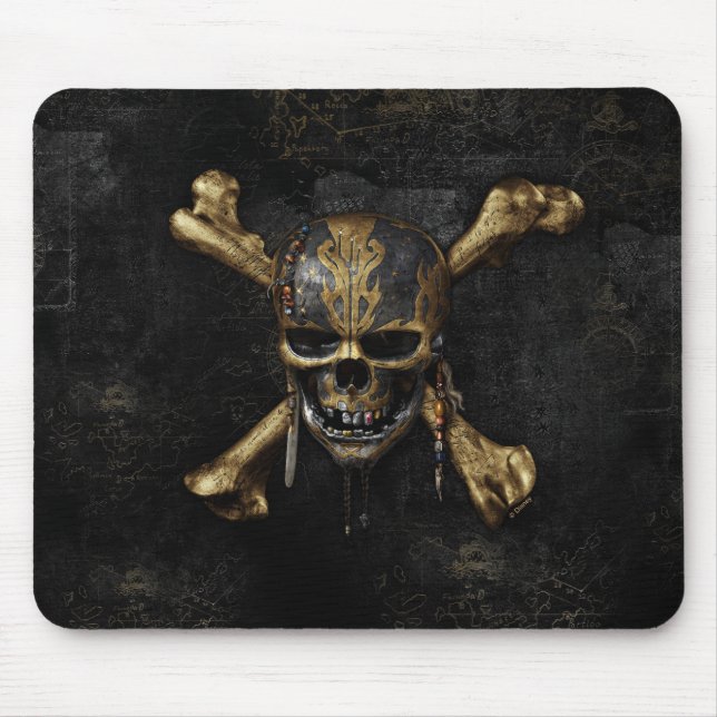 Pirates of the Caribbean Skull & Cross Bones Mouse Pad (Front)