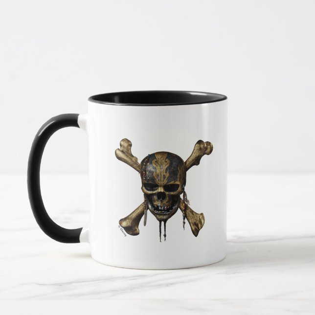 Pirates of the Caribbean Skull & Cross Bones Mug (Left)