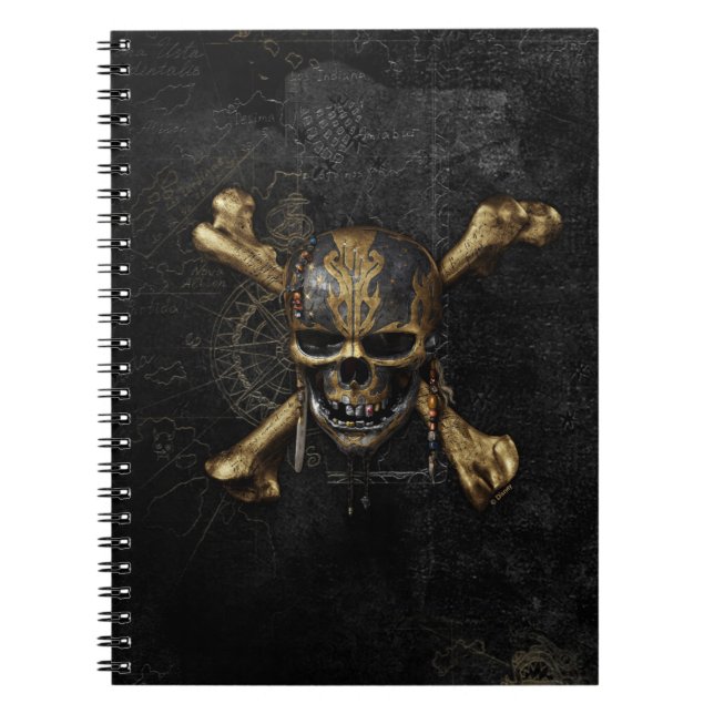 Pirates of the Caribbean Skull & Cross Bones Notebook (Front)