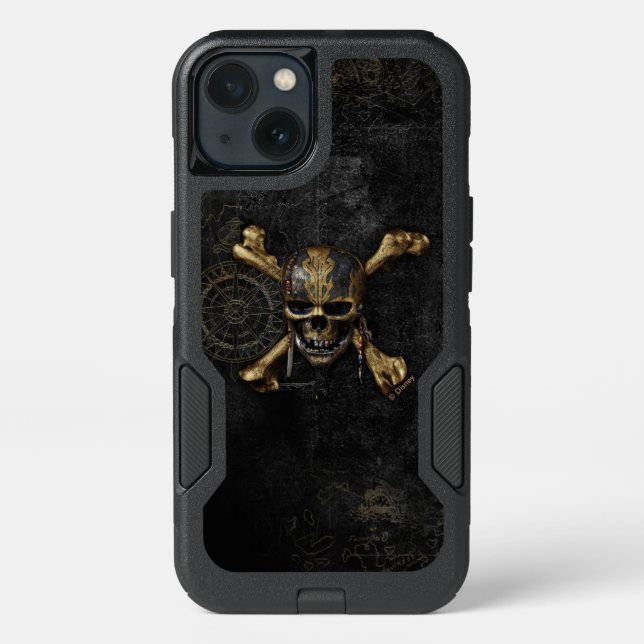 Pirates of the Caribbean Skull & Cross Bones Otterbox iPhone Case (Back)