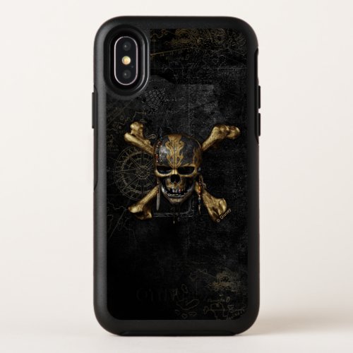Pirates of the Caribbean Skull  Cross Bones OtterBox Symmetry iPhone X Case