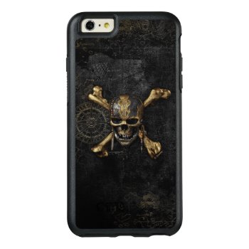 Pirates Of The Caribbean Skull & Cross Bones Otterbox Iphone 6/6s Plus Case by DisneyPirates at Zazzle