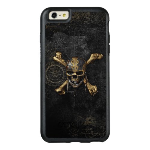 Pirates of the Caribbean Skull  Cross Bones OtterBox iPhone 66s Plus Case