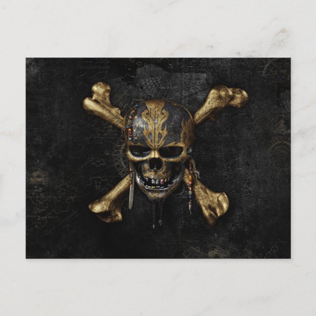 Pirates of the Caribbean Skull & Cross Bones Postcard (Front)