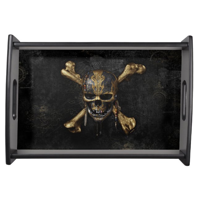Pirates of the Caribbean Skull & Cross Bones Serving Tray (Front)