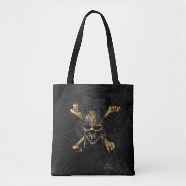 Pirates of the Caribbean Skull & Cross Bones Tote Bag (Front)