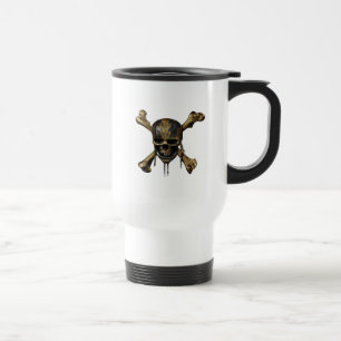 Pirates of the Caribbean Skull & Cross Bones Travel Mug