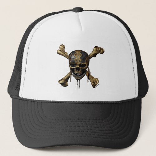 Pirates of the Caribbean Skull  Cross Bones Trucker Hat