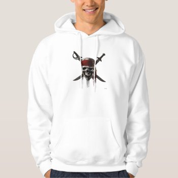 Pirates Of The Caribbean Skull Logo Hoodie by DisneyPirates at Zazzle