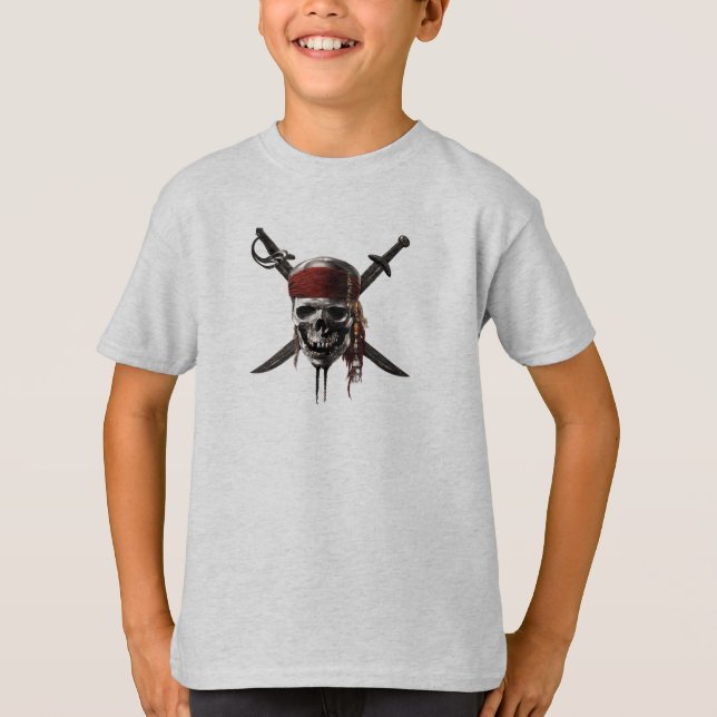 Pirates of the Caribbean Skull Logo T-Shirt (Front)