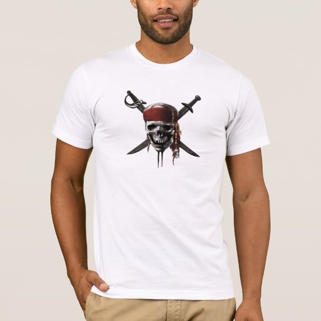 Pirates of the Caribbean Skull Logo T-Shirt (Front)