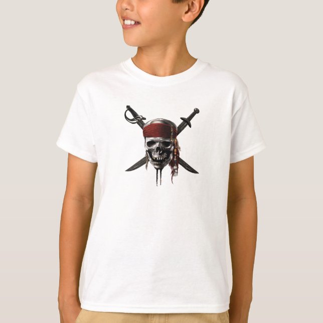 Pirates of the Caribbean Skull Logo T-Shirt (Front)