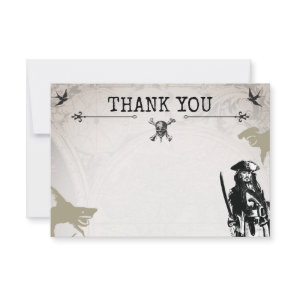 Pirates of the Caribbean | Thank You Card
