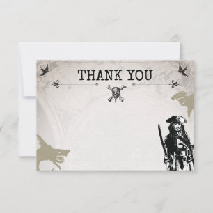 Pirates of the Caribbean   Thank You Card