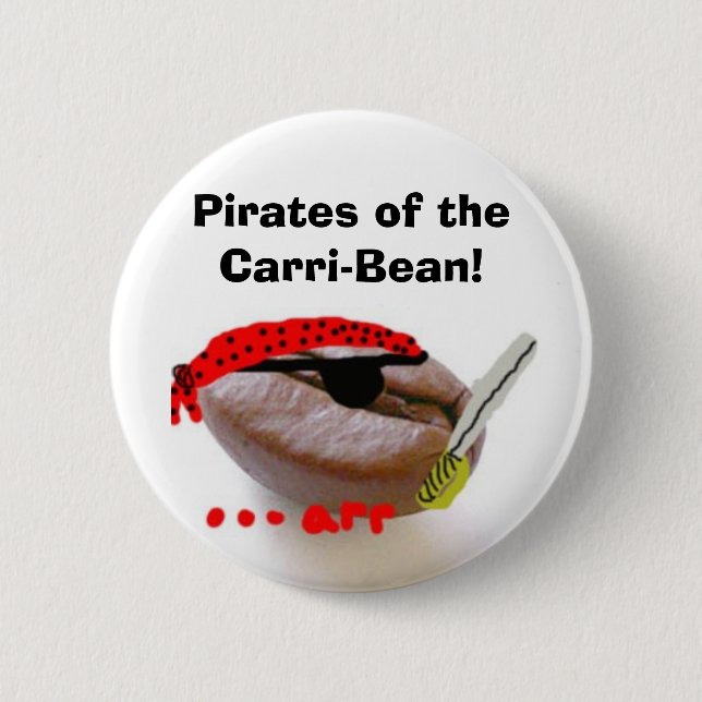 Pirates of the Carri-Bean! Button (Front)