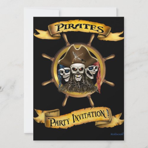 Pirates Party Invitation