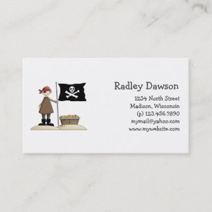 Pirates · Pirate, Flag & Treasure Business Card