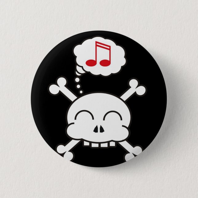 pirates R happy Pinback Button (Front)