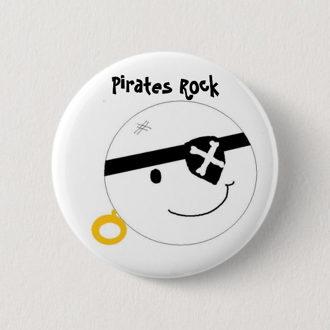 Pirates Rock Button (Front)
