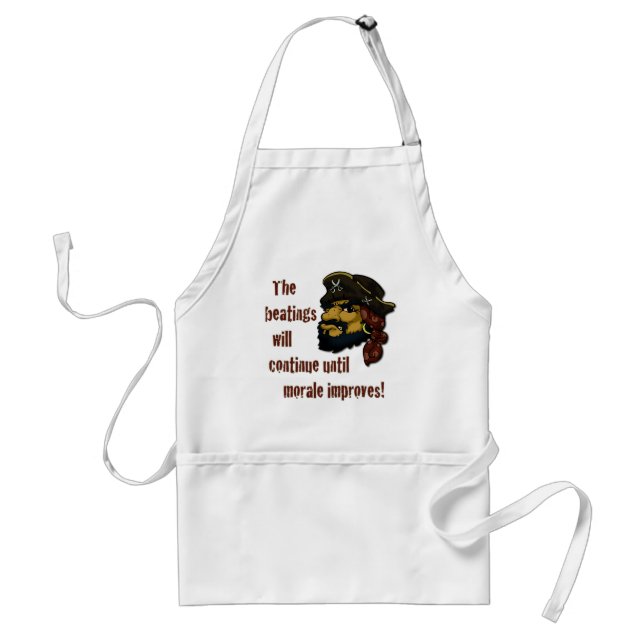 Pirates RULE! Adult Apron (Front)
