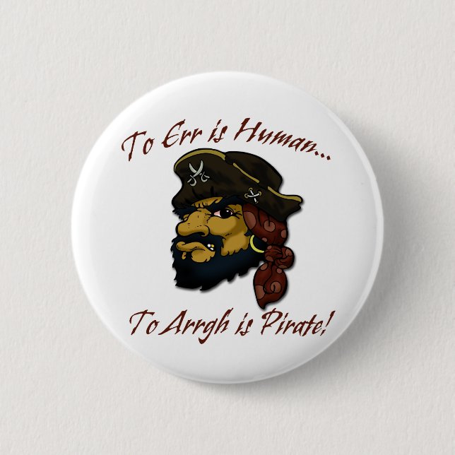 Pirates RULE! Button (Front)