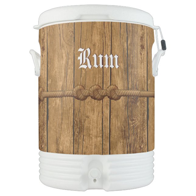 Pirates Rum Barrel Beverage Cooler (Front)