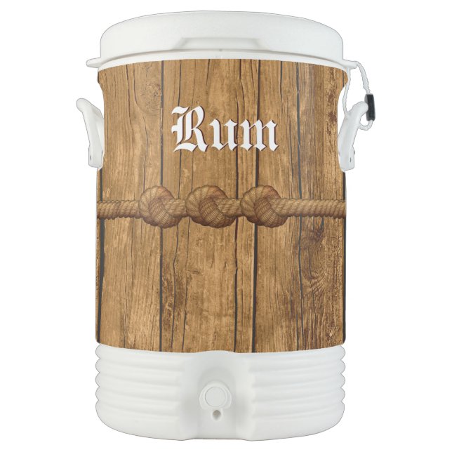Pirate's Rum Barrel Igloo Beverage Dispenser (Front)