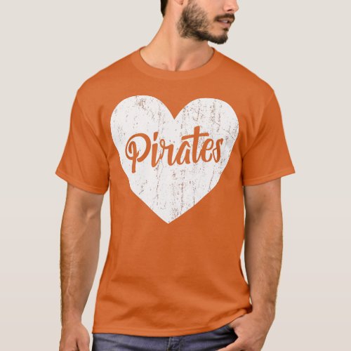 Pirates School Sports Fan eam Spirit Mascot Cute H T_Shirt