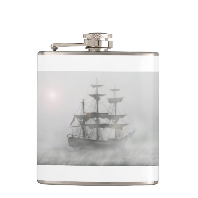 pirates ship flask (Front)