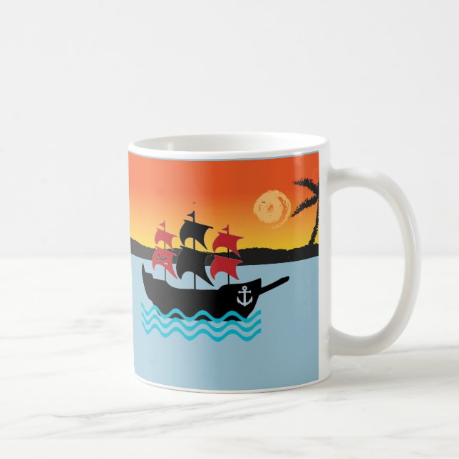 Pirates Ship Mug (Right)