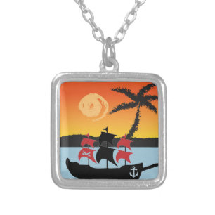 Pirates Ship Necklace