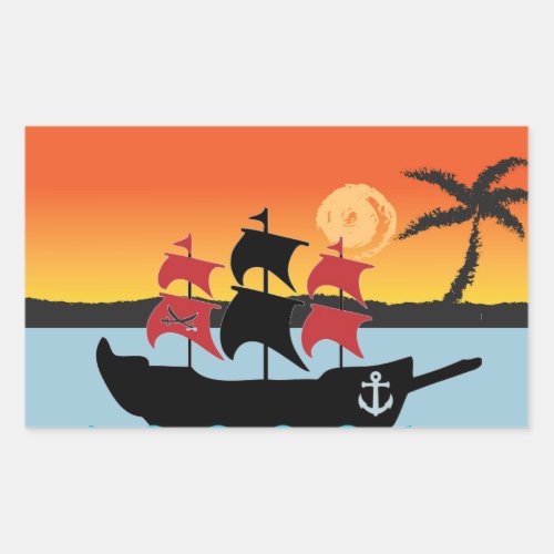 Pirates Ship Sticker