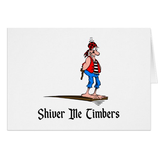Pirates - Shiver Me Timbers Cards (Front Horizontal)