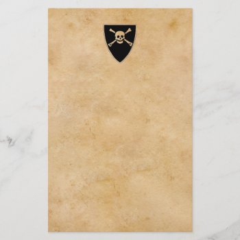 Pirates Sign On Old Parchment Stationery by BluePress at Zazzle