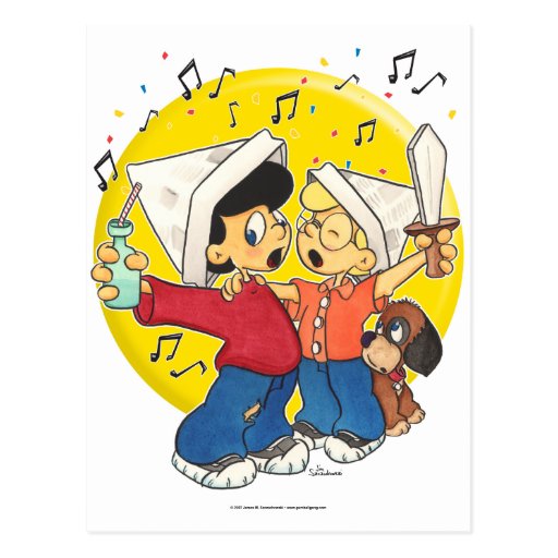 Pirates Singing Postcard | Zazzle