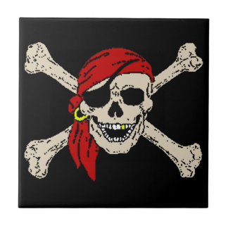 Pirates Skull Tile