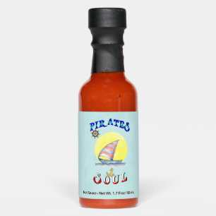 Pirates Soul Sailboat Nautical Sailing Hot Sauces