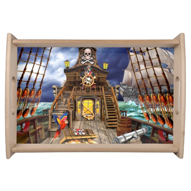 PIRATES STOLEN TREASURE SERVING TRAY (Front)